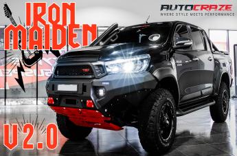 TOYOTA HILUX N80 4WD GD07 MATTE BLACK MILLED